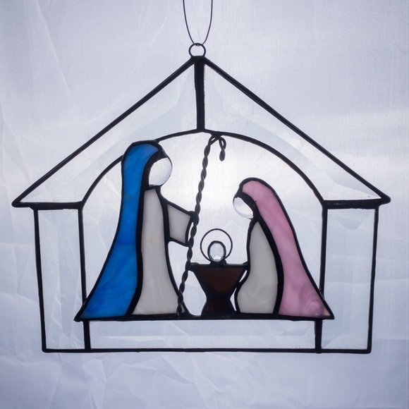 Christmas Nativity Stained Glass - Picture 3 of 8